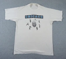 Vintage Chicago Human Rhythm Project Shirt Mens XLarge White 90s Tee Tap Dance