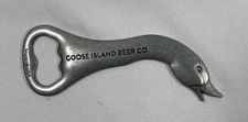 GOOSE ISLAND Brewery Beer Bottle Opener Craft Bourbon County Stout Goose Shaped
