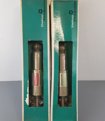2 New AC DELCO PLEASURIZER SHOCK ABSORBERS P1145 3198145 Vintage 