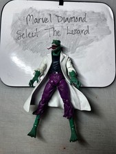 Figura de acción Marvel Diamond Select The Lizard 2012 abrigo de laboratorio blanco sin cola