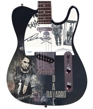 Dave Navarro Jane's Addiction Signed Custom Graphics Guitar ACOA