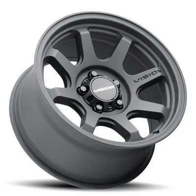 4-New 17'' Vision 351 Flow Wheels 17x8 5x120 30 Satin Black Rims 76.1