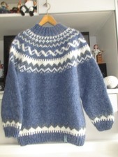 Island Pullover handgestrickt Gr. M aus Alafoss Lopi  von Istex (Unisex)