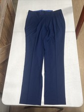 Kenneth Cole Reaction Men's Blue Ready Flex Slim Fit Suit Pants 32 x 32