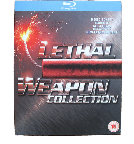Lethal Weapon Collection 5 Disc Box Set Blu-Ray