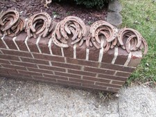 Lot of 50 Used Horseshoes Farmhouse Equine Rustic Cowboy Bulk Crafting Welding