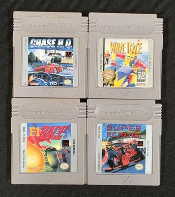 F-1 Race, Chase HQ, Wave Race, & Super RC Pro-Am Bundle (Nintendo Game Boy)