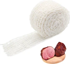 16.4Ft Meat Netting Roll, Size 22 Elastic Smoked Meat Poultry Ham Netting Meat B