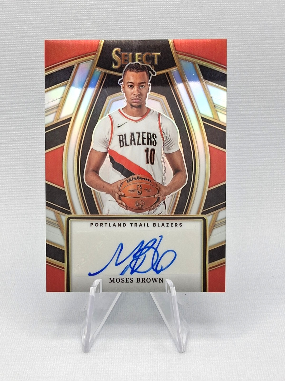 2023-24 Panini Select Prizm #SSS-MBP Moses Brown AUTO