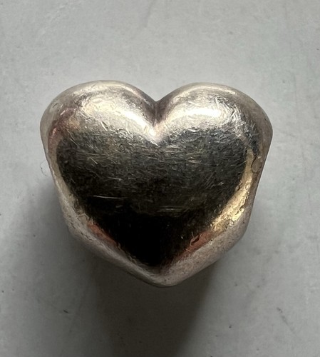 Pandora Sterling Silver Heart Shaped Charm VGC