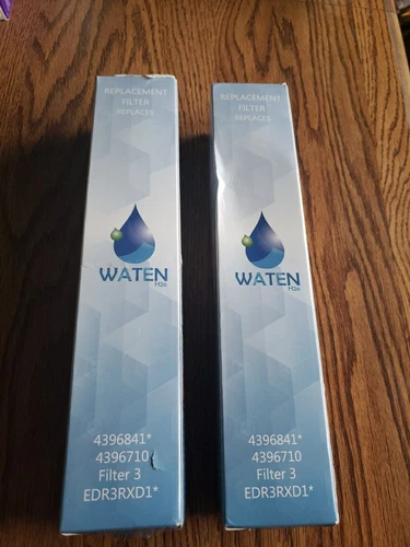 2 Waten H20 Replacement Filters For 4396841 *4396710 Filter 3 EDR3RXD1 New Other