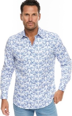 Robert Graham Criswell Long Sleeve Woven Shirt Mens XXL Classic Fit NWT