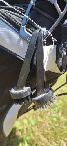 TaylorMade Stand Golf Bag 7-Way Black White Dual Strap Gently Used Stratus Nice - Picture 15 of 24