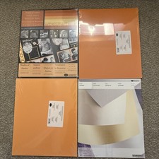 Creative Memories Shades of Paper 10x12 Photo Mounting Paper- 4 packs NIP