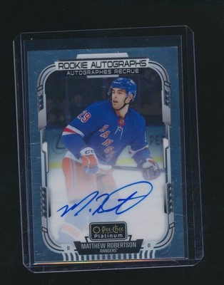 MATTHEW ROBERTSON 2025-26 O-PEE-CHEE PLATINUM RC AUTO #R-MR