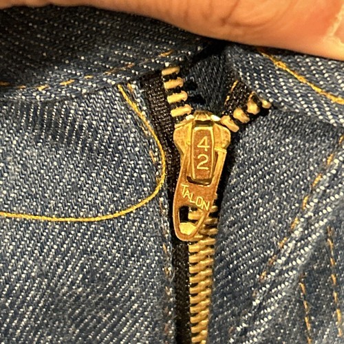 70s Levis Orange Tab Straight Leg Jeans Boys Youth Sz 9 24x24 Deadstock WPL423 - Picture 7 of 14