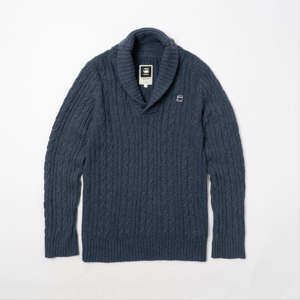 Men G-Star Raw Sweater Navy Nylon 40 /L / 48