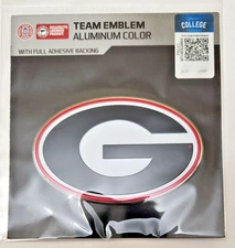 Georgia Bulldogs NCAA Auto Emblem Aluminum Color Team ProMark
