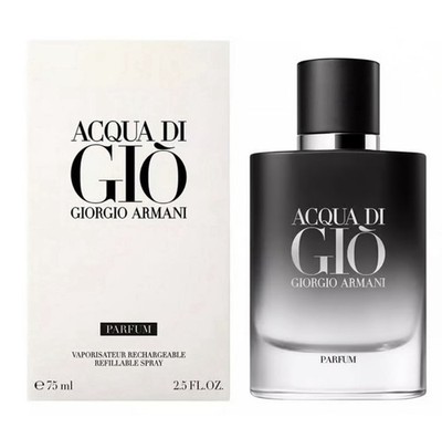 Giorgio Armani Acqua Di Gio Parfum 2.5 oz/75 Ml Refillable Spray, New In Box