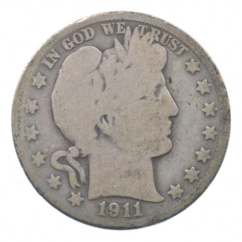 1911-S Barber Half Dollar Estate Coin Collection *520