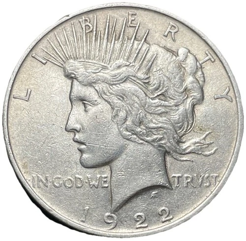 1922 Peace Silver Dollar Better Grade 90% Silver US Coin