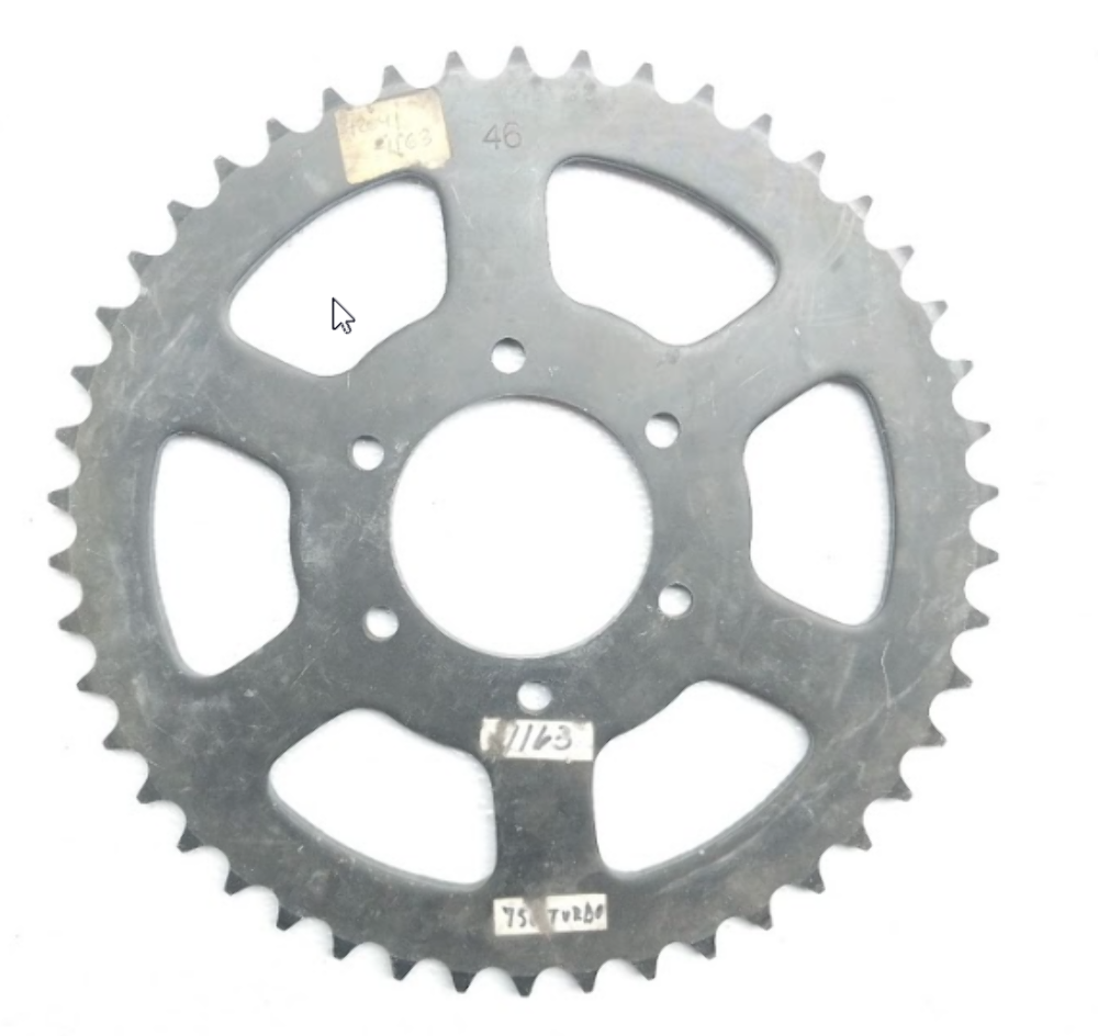 ターボ 1996-2003 KAWASAKI ZX-7R ZX-9R GENUINE OEM Sprocket-Hub 46T 42041