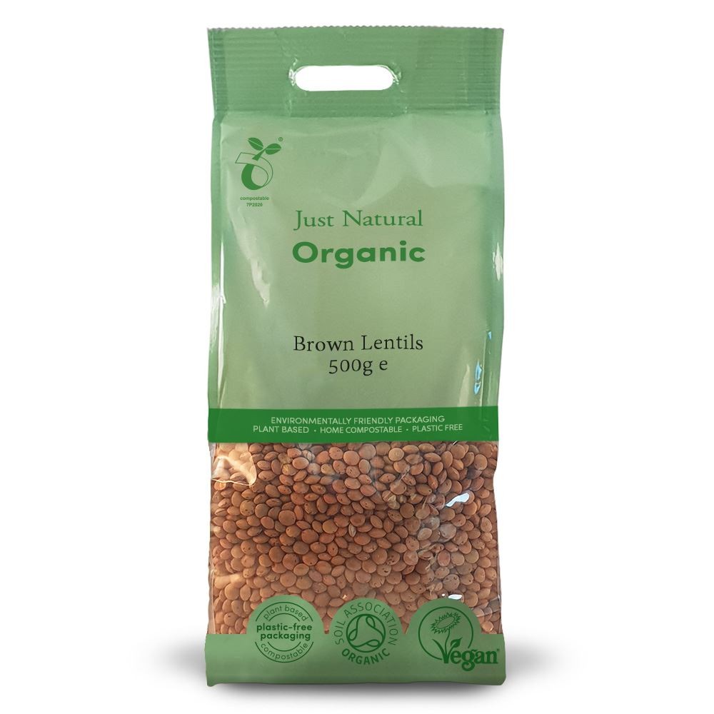 Just Natural Organic Organic Brown Lentils 500g