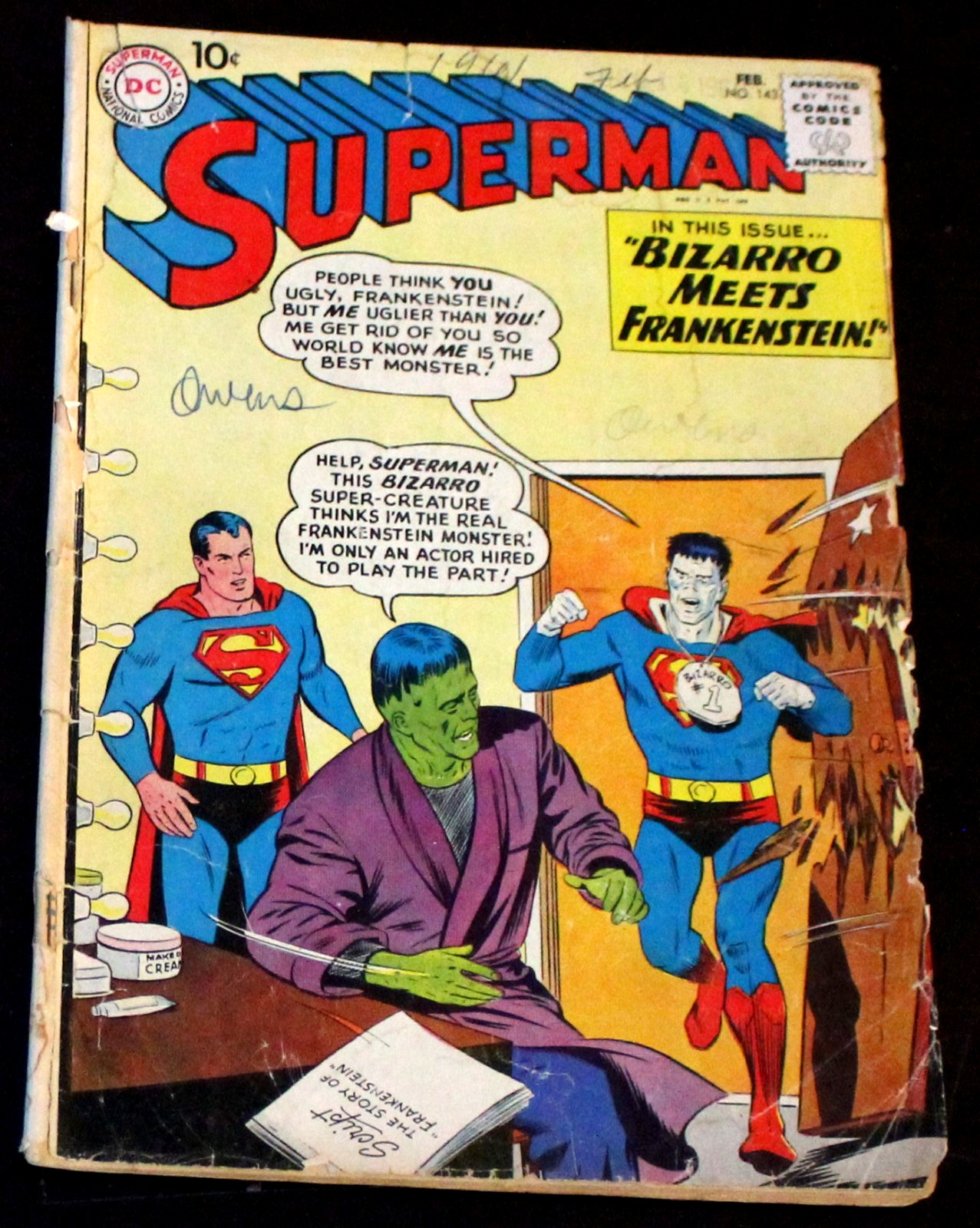 Superman #143 Poor (1961) - 1/2 of Guide!