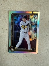 2025 Topps Series 1 - Christian Yelich #49 Rainbow Foilboard