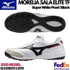 MIZUNO Futsal Shoes MORELIA SALA ELITE TF Q1GB251209 Super White Pearl/Black NEW