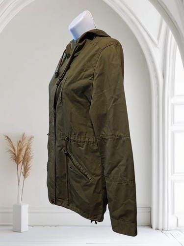 Love Tree Sz M Olive Green Military Outdoor Safari Hooded Field Jacket. G-1 - Picture 4 of 9