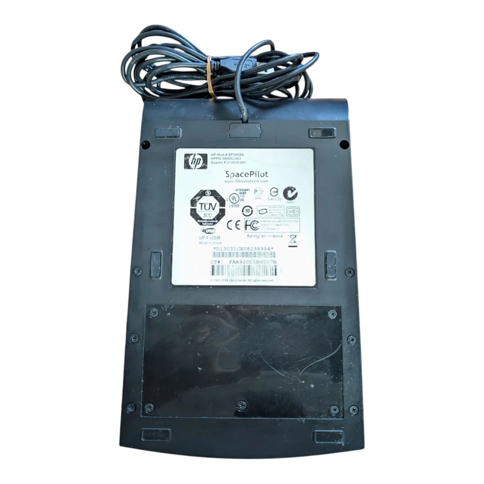 HP EF390AA SpacePilot 396692-002 USB 3D Motion Wired Controller Tested - Image 2 of 4