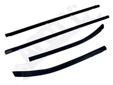 APDTY 160313 Door Window Glass Rubber Belt Weatherstrip Dew Wipe Sweep Seal Set