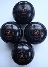 Henselite Tiger Lawn Bowls-Size 4- Heavy-WB 20-Mached Set Of 4-2x2 Bowls Carrier