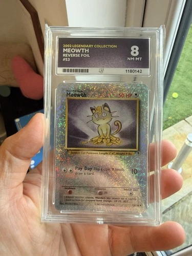Meowth 53/110 ACE graded card