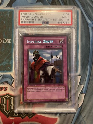 PSA 9 Imperial Order PSV-104 Pharaoh's Servant 1st Edition