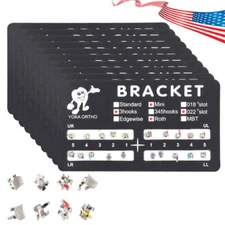 20packs/400pcs Dental Orthodontic Braces Brackets Mini Roth.022 Hook 3 Rubber