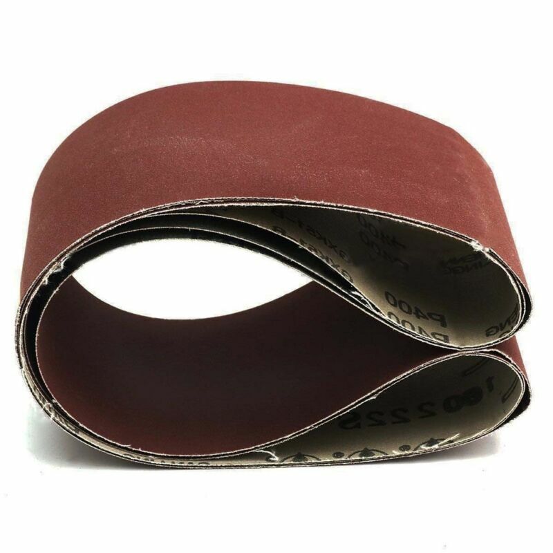 10X 100x610mm Sanding Belt 80 120 180 Mixed Grit Abrasive Grinding Sander Sheet