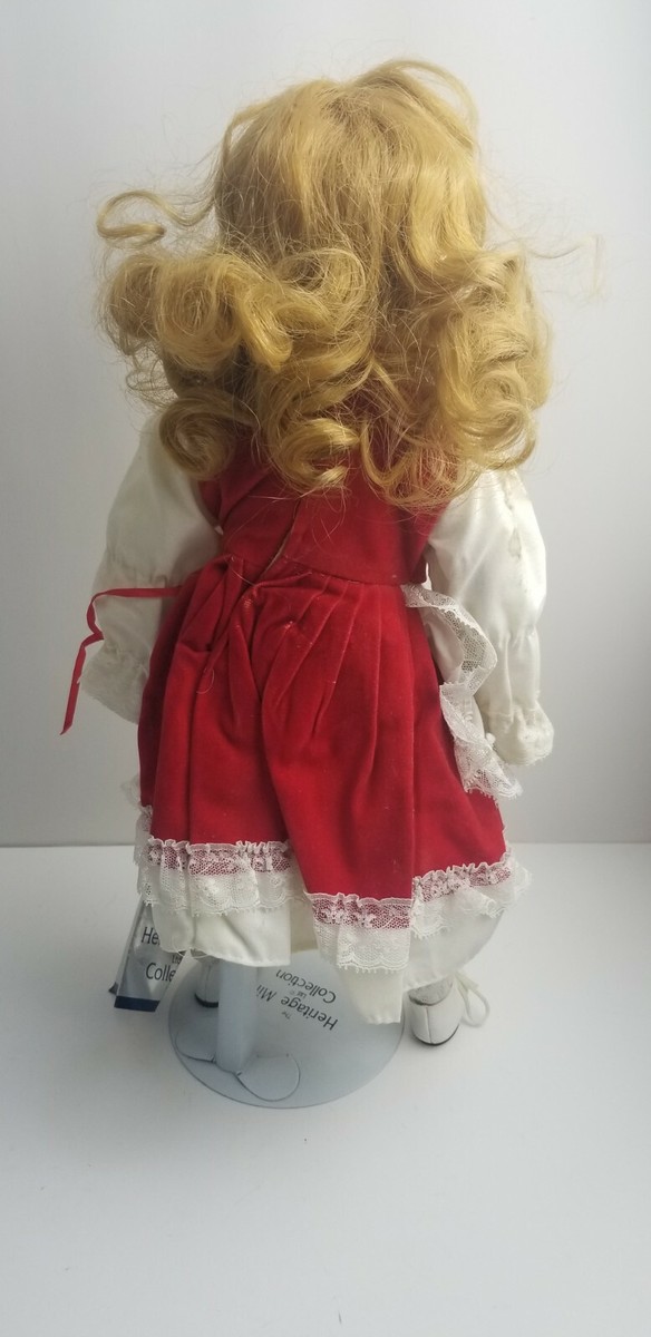 THE HERITAGE MINT LTD. COLLECTION, PORCELAIN DOLLS - HEIDI 16