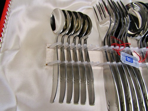 J.A. VAJILLA HENCKELS DE COLECCIÓN 24 PIEZAS. Hecho en Solingen Alemania años 60 SIN USAR - Imagen 9 de 24