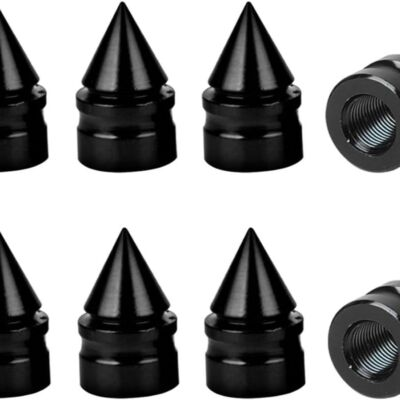 #ad Tire Valve Caps 8 Pack Spike Aluminium Alloy Auto Air Pressure Stem Caps Unive $9.90