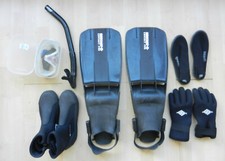Scuba / Snorkling Set - Mask, Snorkel, Fins, Booties, etc.