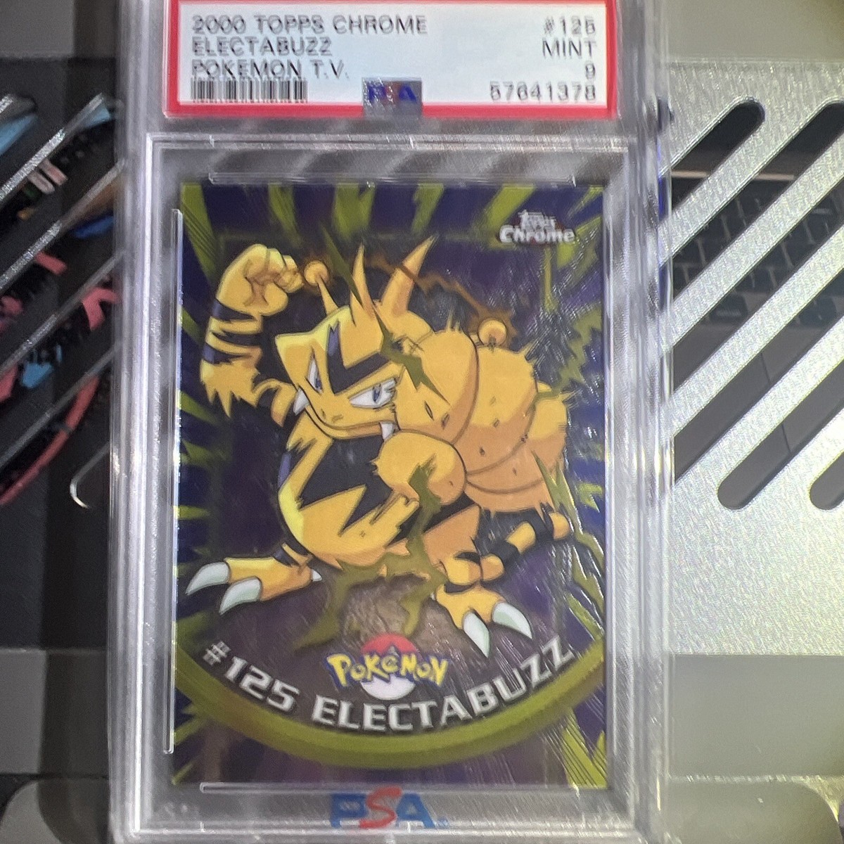 🔥🔥2000 Topps Chrome Pokemon Electabuzz #125 PSA 9 MINT | eBay