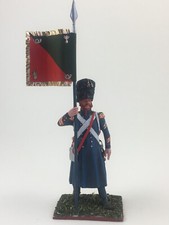 Painted Napoleonic metal figure 60 mm, French Infantry in overcoats VID SOLDIERS