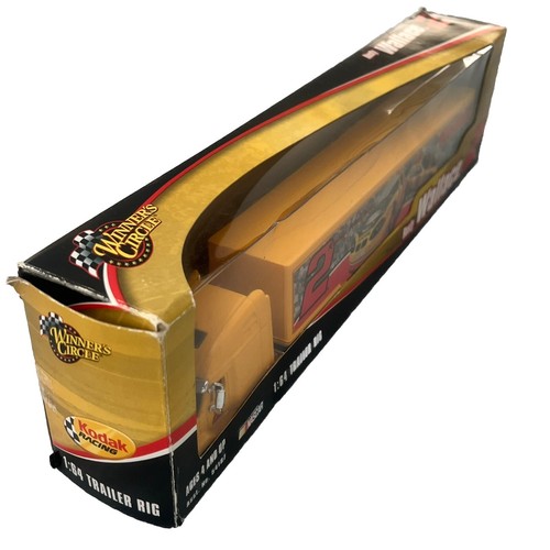 NASCAR Kodak Rusty Wallace 2 1:64 Trailer Rig 2004 Truck Racing Cars Transporter - Picture 14 of 19
