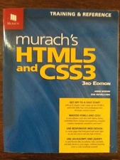 Murach's HTML5 and CSS3, 3rd Edition by Anne Boehm and Zak Ruvalcaba Paperback