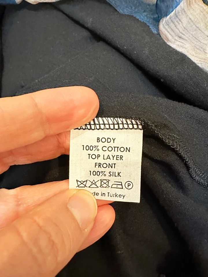 Designer Dries Van Noten Size S Silk & Cotton Floral Stunning Women's Top - Imagem 4 de 4