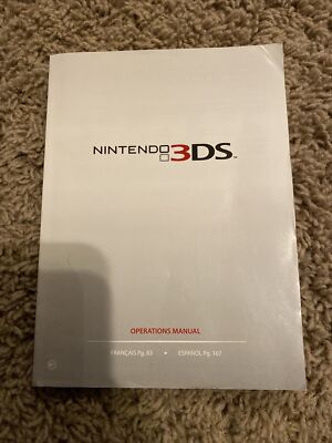 Nintendo 3DS Operations Manual Booklet | eBay