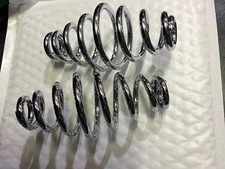 chrome PLATED 5"  Solo Seat Springs Chopper Harley Bobber CUSTOM