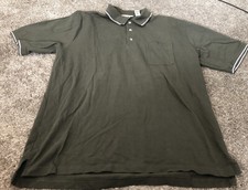 Eddie Bauer Mens 100 Cotton Short Sleeve Collared Polo Shirt Size Large